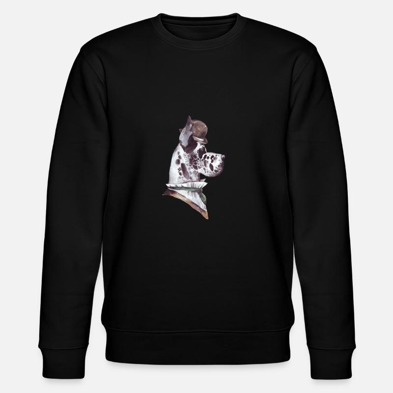Gentleman Dog (Design 6) - Stanley/Stella Unisex Bio-Sweatshirt CHANGER - Schwarz