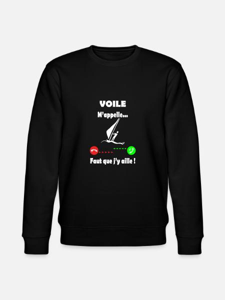 Voile - voile m'appelle - Sweat bio CHANGER Stanley/Stella Unisexe - noir