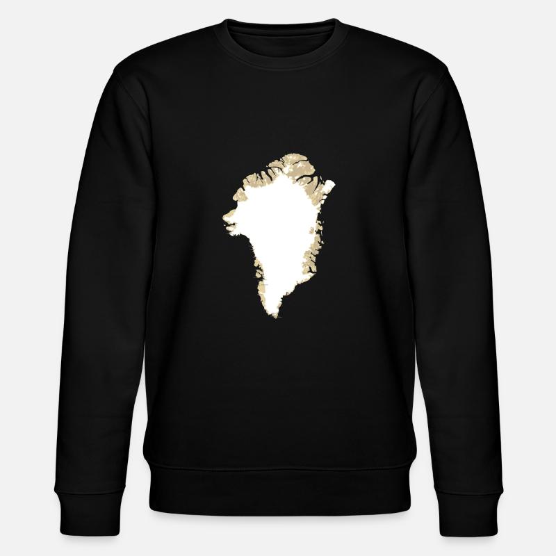 Grönland - Stanley/Stella Unisex Bio-Sweatshirt CHANGER  - Schwarz