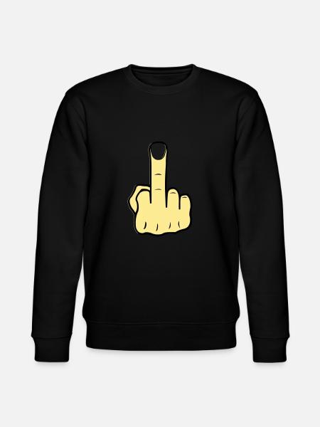 Middlefinger - Stanley/Stella Unisex Bio-Sweatshirt CHANGER - Schwarz