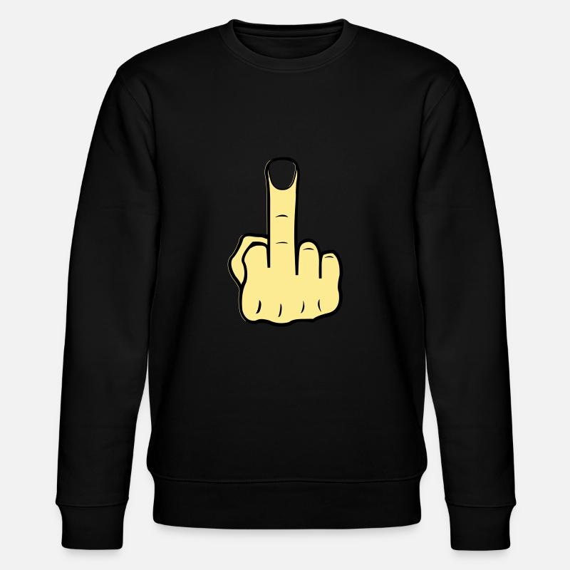 Middlefinger - Stanley/Stella CHANGER Unisex Organic Sweatshirt - black