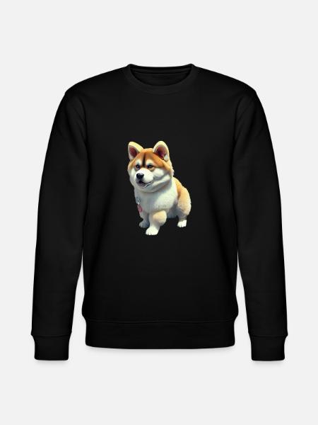 Akita Hund - Akita - Stanley/Stella Unisex Bio-Sweatshirt CHANGER - Schwarz