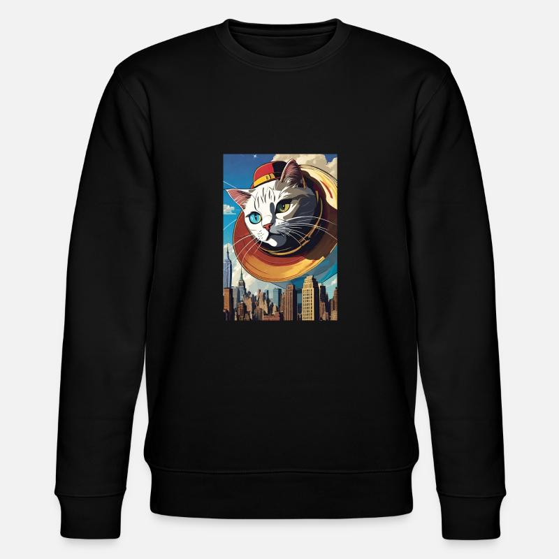 Gigantesque Chat II - Sweat bio CHANGER Stanley/Stella Unisexe - noir