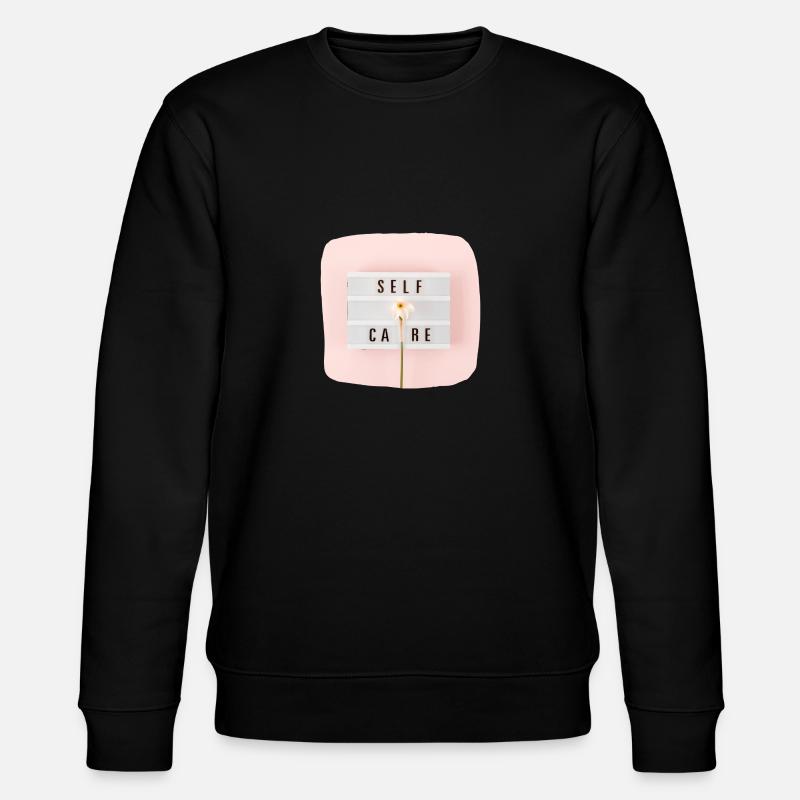 SELFCARE - Stanley/Stella Unisex Bio-Sweatshirt CHANGER  - Schwarz