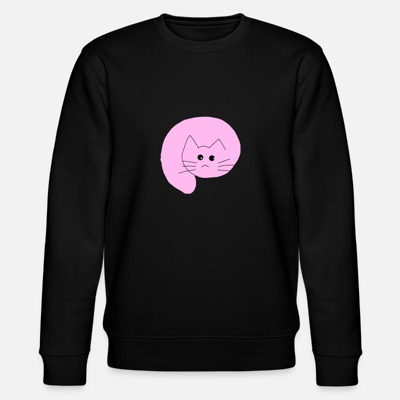 Chat rose 1 - Sweat bio CHANGER Stanley/Stella Unisexe - noir
