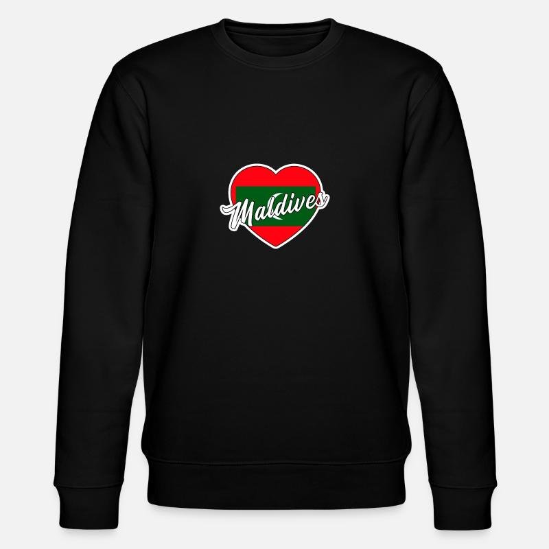 Malediven - Stanley/Stella Unisex Bio-Sweatshirt CHANGER  - Schwarz