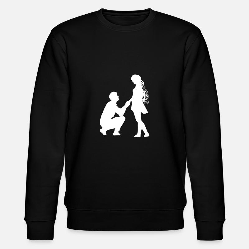 Demande en mariage - Sweat bio CHANGER Stanley/Stella Unisexe - noir