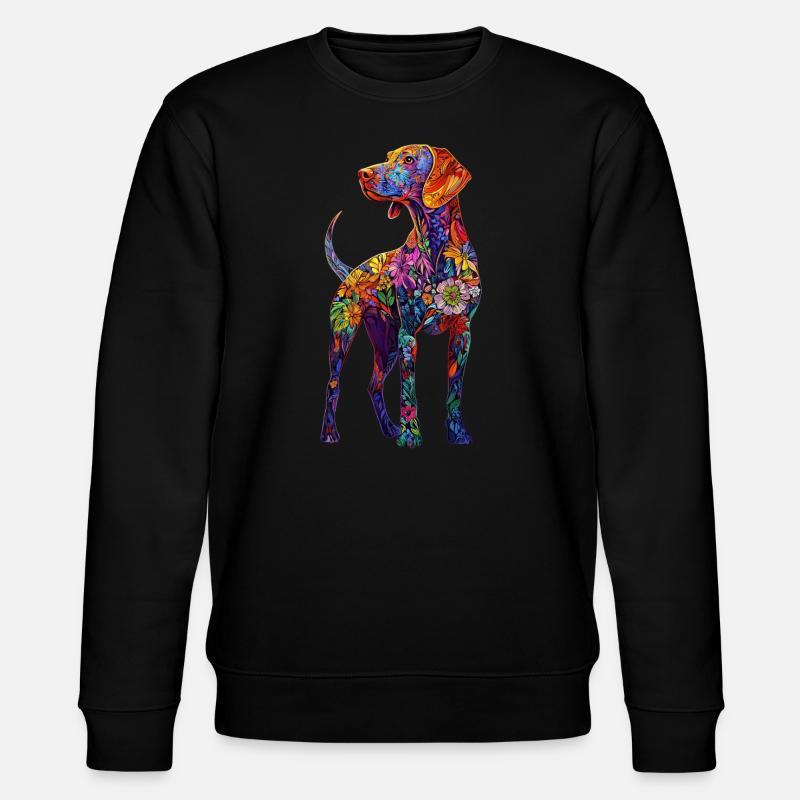 Vizsla - Stanley/Stella Unisex Bio-Sweatshirt CHANGER  - Schwarz