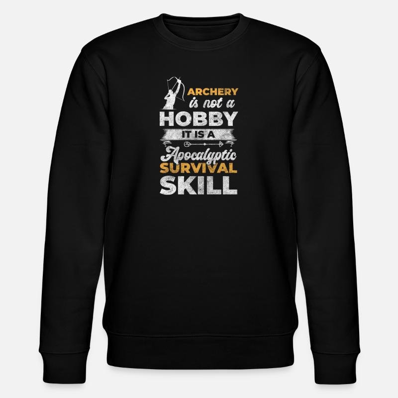 Archer Chasse de loisir - Sweat bio CHANGER Stanley/Stella Unisexe - noir