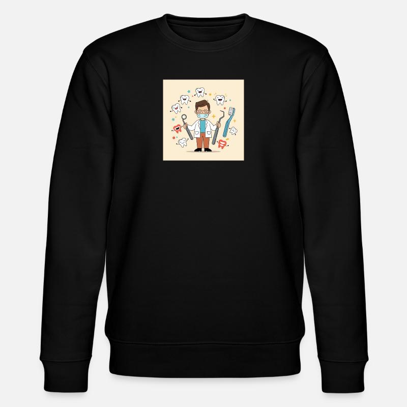Dentiste | Dentiste | Cabinet dentaire - Sweat bio CHANGER Stanley/Stella Unisexe - noir