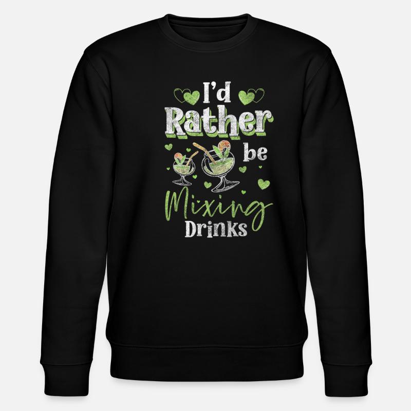 Bartender Beer Holiday - Stanley/Stella CHANGER Unisex Organic Sweatshirt - black