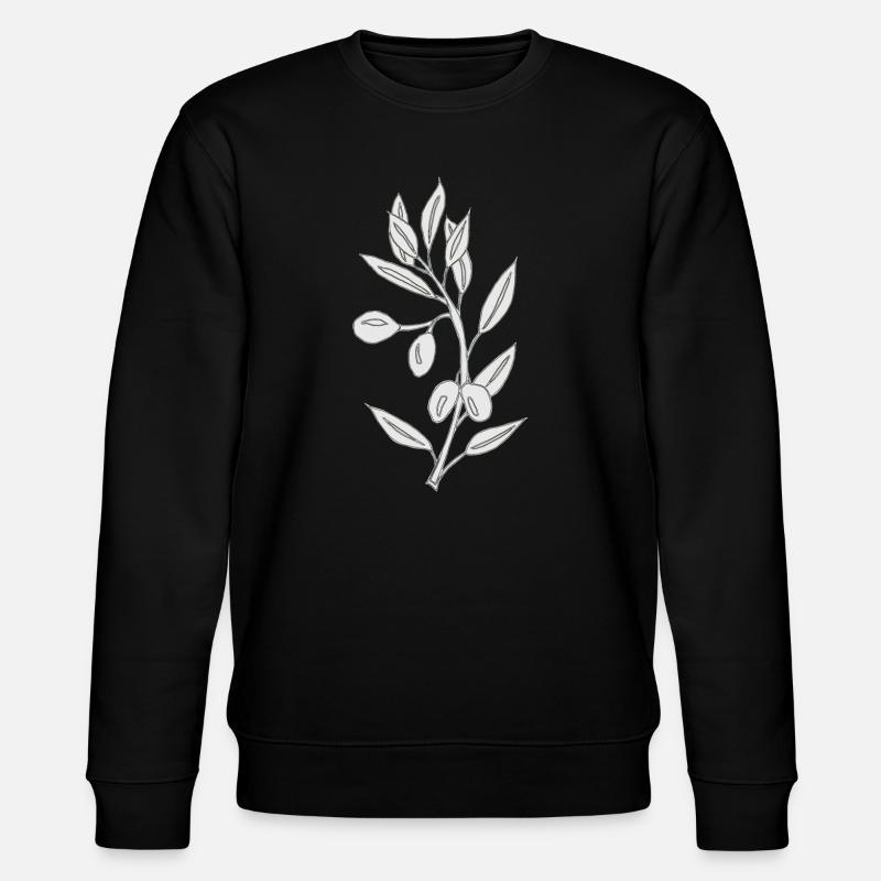 gris olive - Sweat bio CHANGER Stanley/Stella Unisexe - noir
