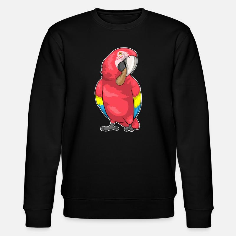 Parrot Peanut - Stanley/Stella CHANGER Unisex Organic Sweatshirt - black