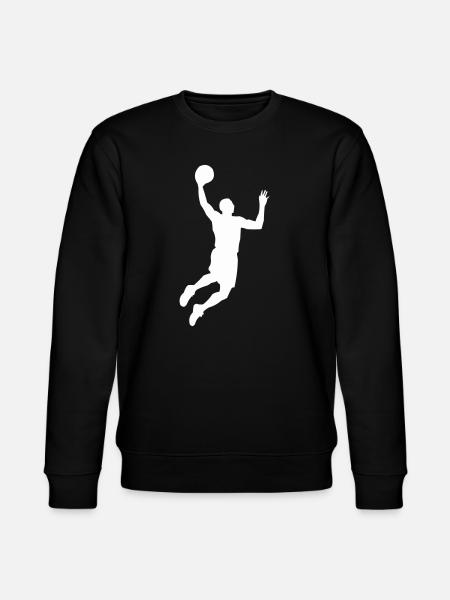 basketball_silhouette - Stanley/Stella CHANGER Unisex Organic Sweatshirt - black