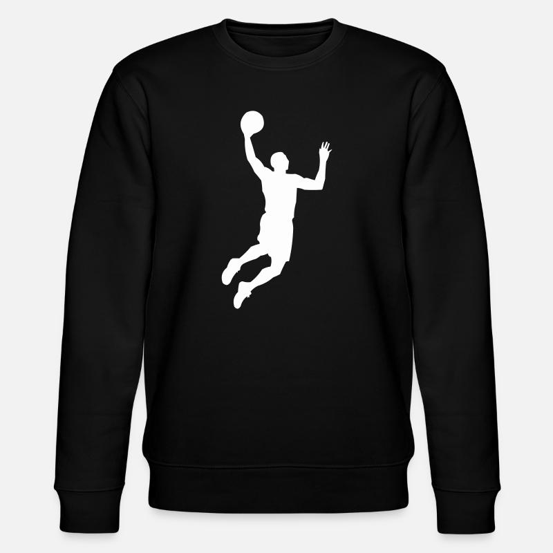 basketball_silhouette - Stanley/Stella CHANGER Unisex Organic Sweatshirt - black
