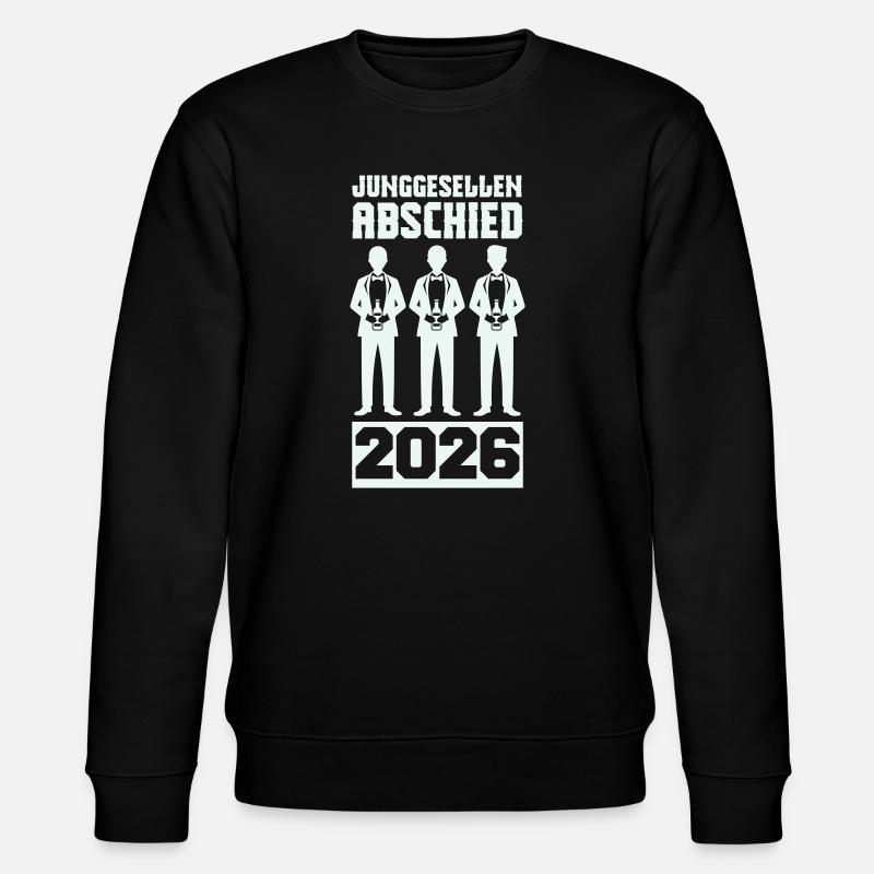 junggesellenabschied_2026_party- - Stanley/Stella Unisex Bio-Sweatshirt CHANGER  - Schwarz