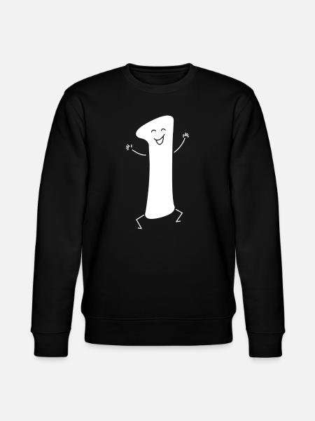 Drôle : Minimal Numéral 1 | Première - Sweat bio CHANGER Stanley/Stella Unisexe - noir