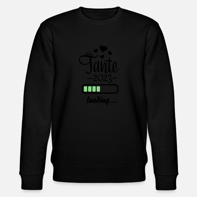 tante 2023 - Stanley/Stella Unisex Bio-Sweatshirt CHANGER  - Schwarz