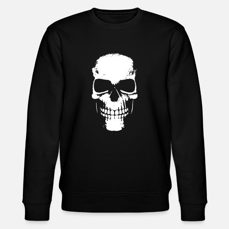 Skull shadow skull rocker - Sweat bio CHANGER Stanley/Stella Unisexe - noir