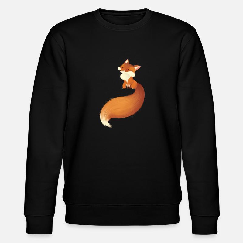 Fuchs - Stanley/Stella Unisex Bio-Sweatshirt CHANGER  - Schwarz