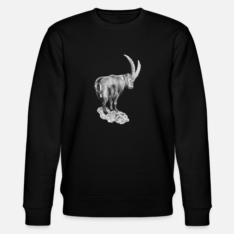 Trinkflasche "STEINBOCK" - Stanley/Stella Unisex Bio-Sweatshirt CHANGER  - Schwarz