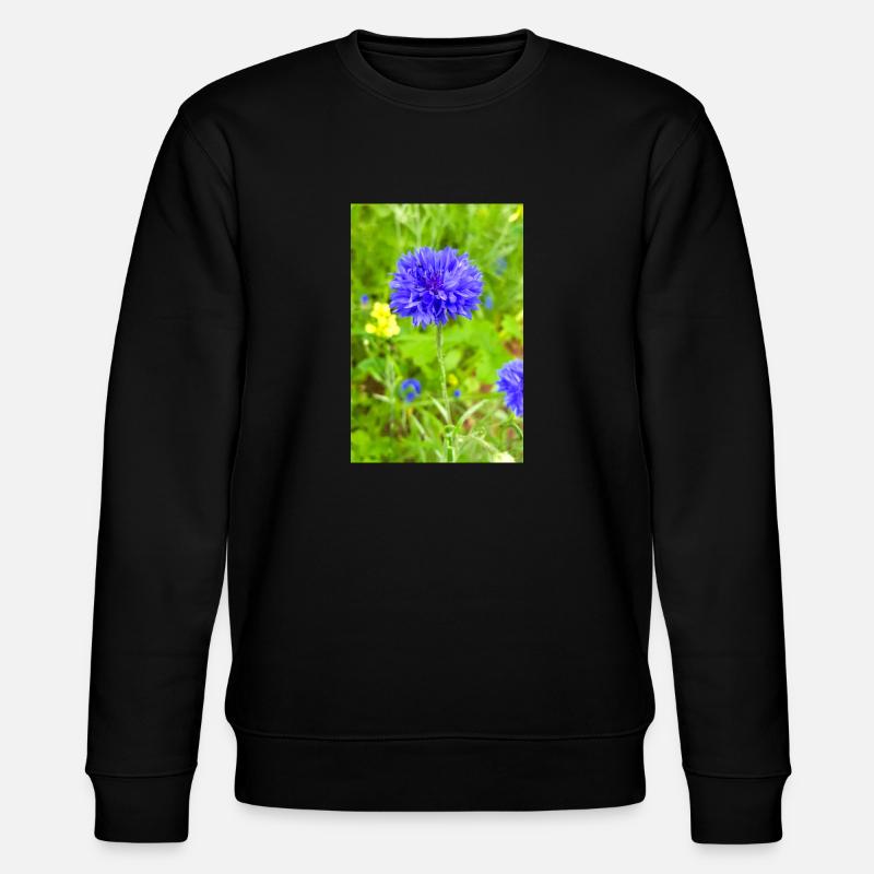 bluebottle aussi bleuet bleuet cyan - Sweat bio CHANGER Stanley/Stella Unisexe - noir