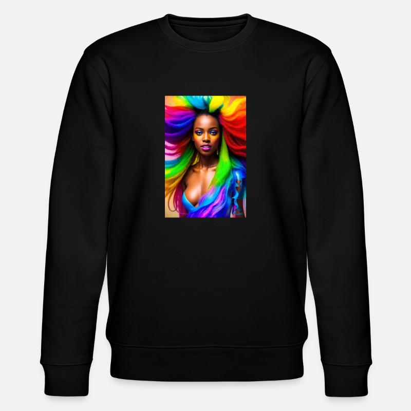 Néon Beauté 2 - Sweat bio CHANGER Stanley/Stella Unisexe - noir