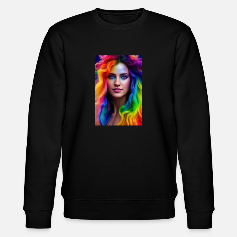 Néon Beauté 1 - Sweat bio CHANGER Stanley/Stella Unisexe - noir