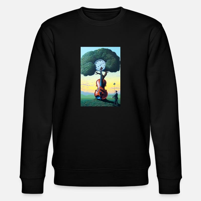 Zeitlose Musik - Stanley/Stella Unisex Bio-Sweatshirt CHANGER  - Schwarz