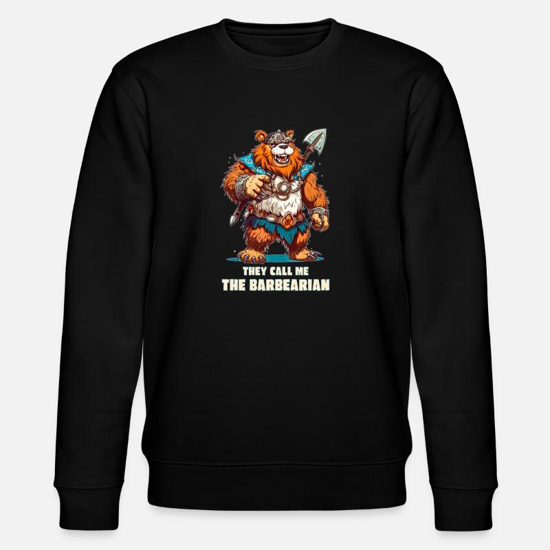 Der Barbär - Stanley/Stella Unisex Bio-Sweatshirt CHANGER  - Schwarz