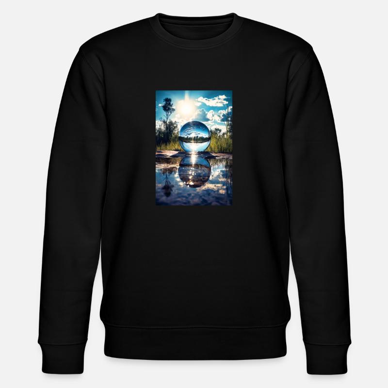 Reflection - Stanley/Stella CHANGER Unisex Organic Sweatshirt - black