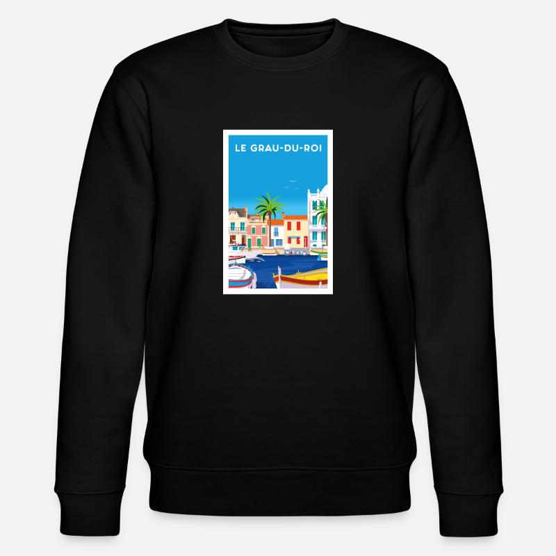 GRAU DU ROI - Sweat bio CHANGER Stanley/Stella Unisexe - noir
