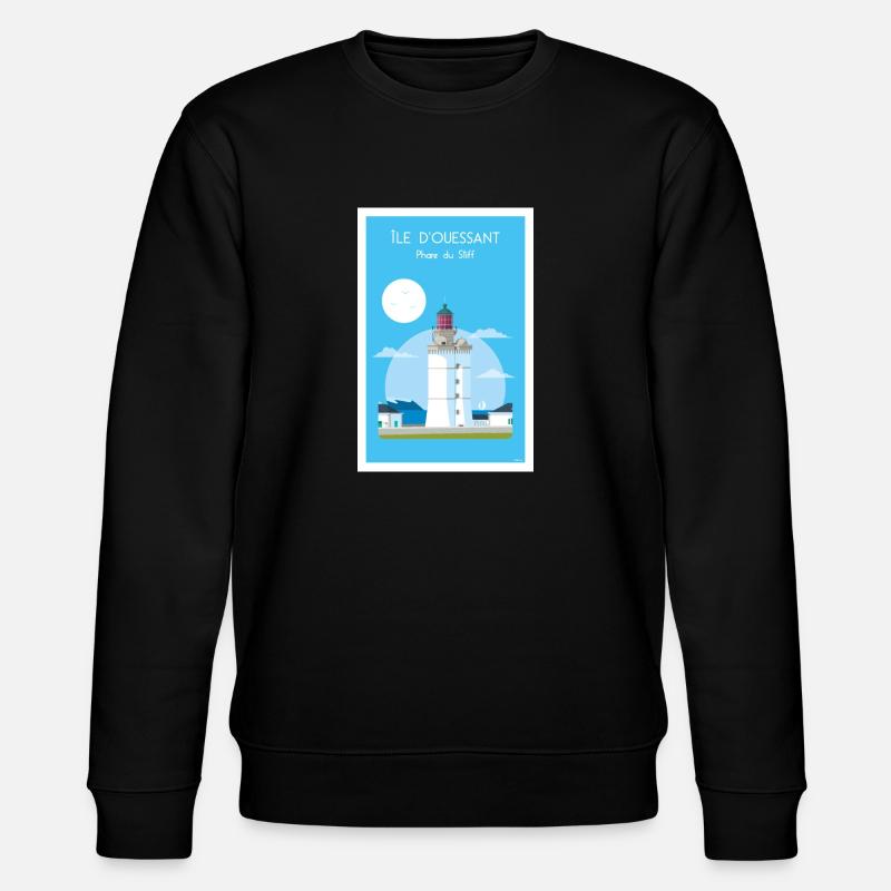 STEIFER LEUCHTTURM - Stanley/Stella Unisex Bio-Sweatshirt CHANGER  - Schwarz