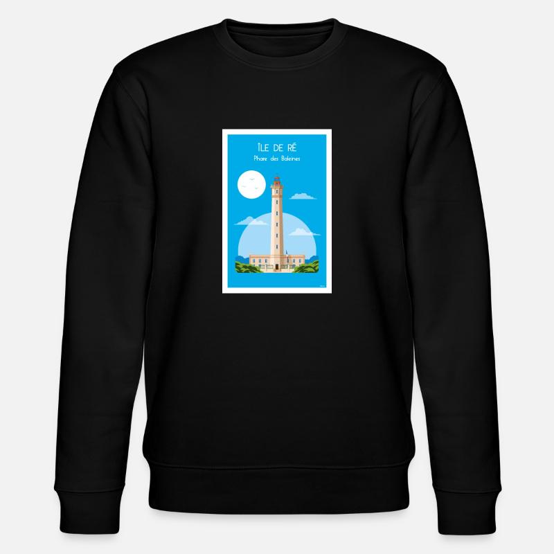 WAL-LEUCHTTURM - Stanley/Stella Unisex Bio-Sweatshirt CHANGER  - Schwarz