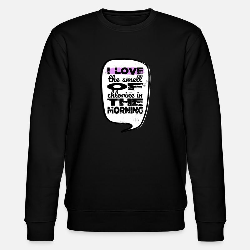 Déclaration Blague Natation Drôle Cool - Sweat bio CHANGER Stanley/Stella Unisexe - noir