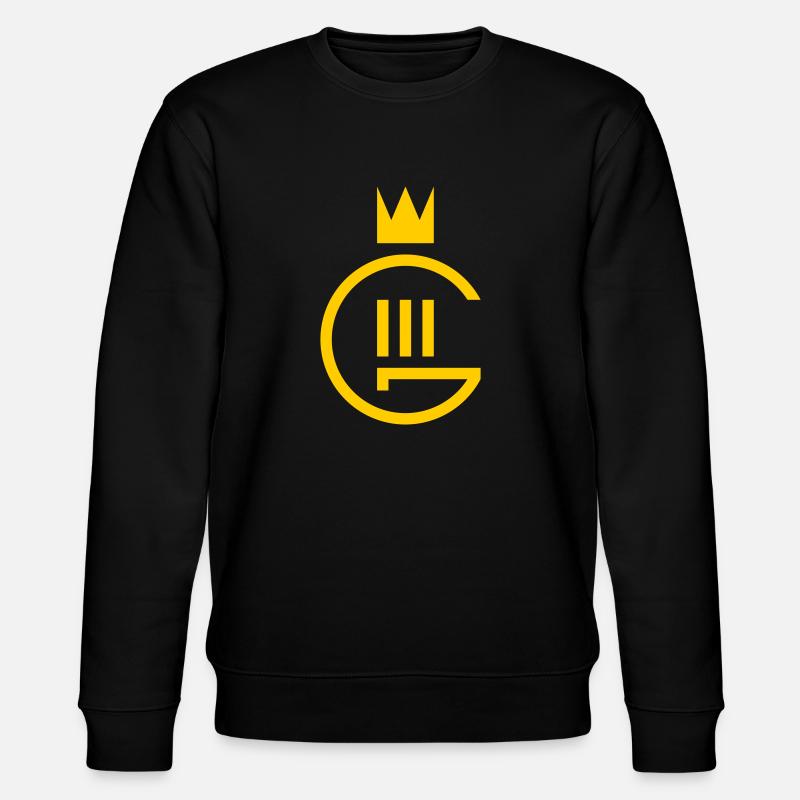 Monogramm Gustaf III. - Stanley/Stella Unisex Bio-Sweatshirt CHANGER  - Schwarz