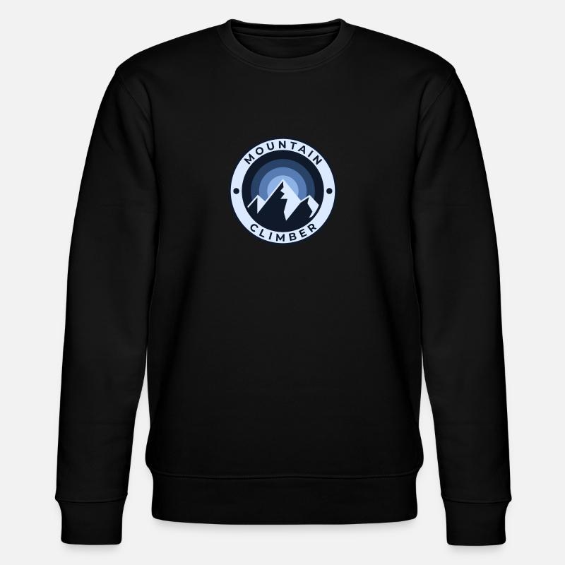 Mountain Climber | Bergsteiger - Stanley/Stella Unisex Bio-Sweatshirt CHANGER  - Schwarz