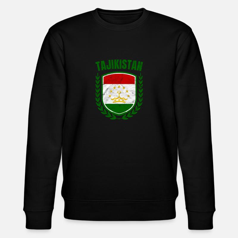 Tadschikistan - Stanley/Stella Unisex Bio-Sweatshirt CHANGER  - Schwarz
