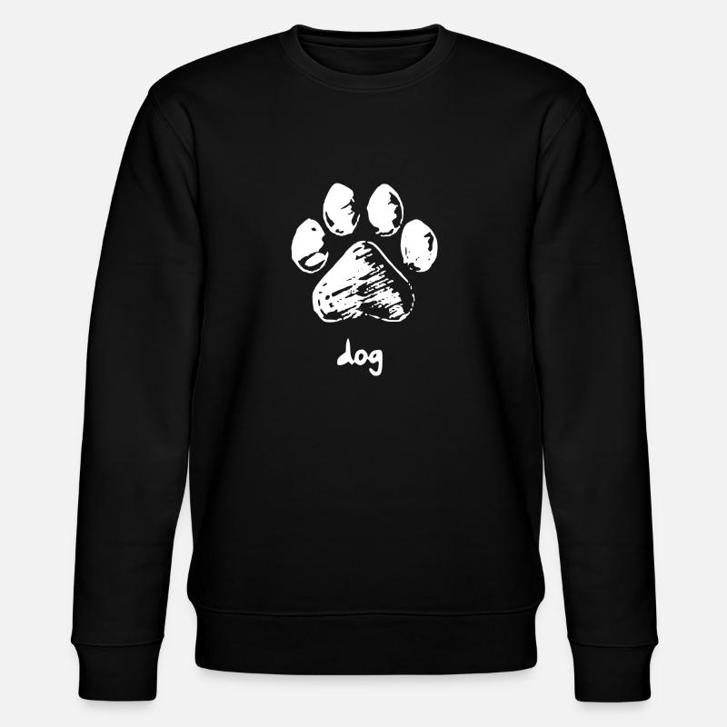 Patte de chien - Chien - Sweat bio CHANGER Stanley/Stella Unisexe - noir