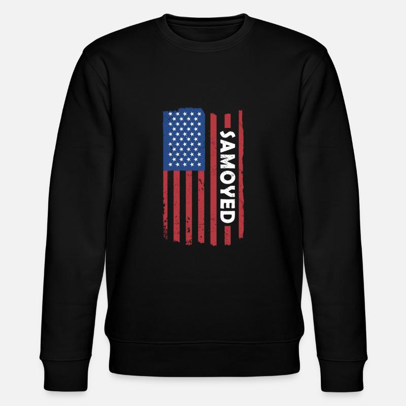 Drapeau Samoyède américain - Sweat bio CHANGER Stanley/Stella Unisexe - noir