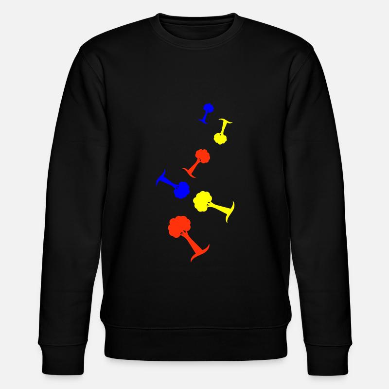 Tree icon - Stanley/Stella CHANGER Unisex Organic Sweatshirt - black