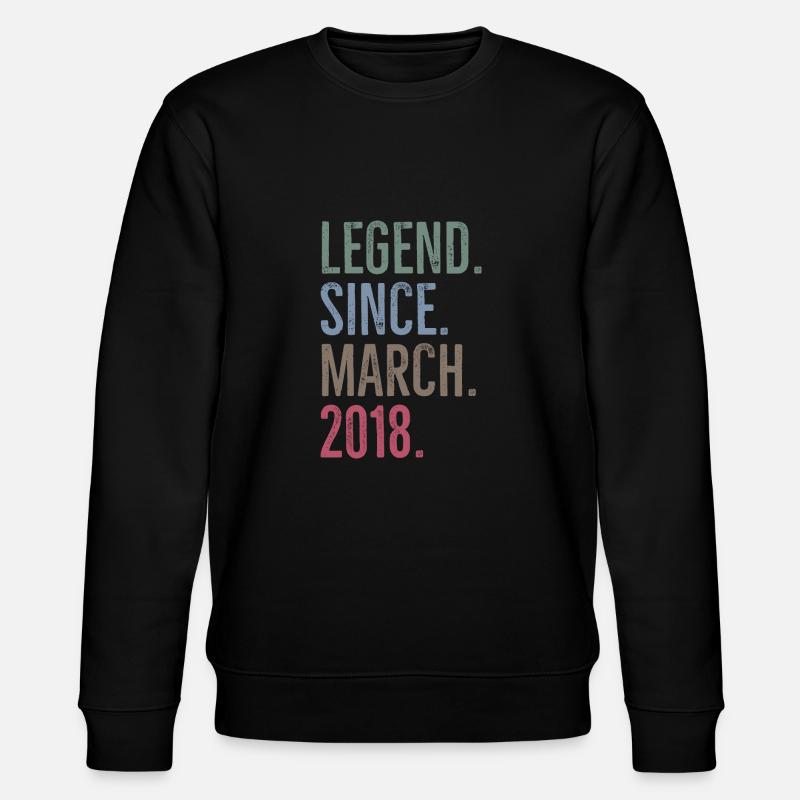 Légende depuis mars 2018 - Sweat bio CHANGER Stanley/Stella Unisexe - noir