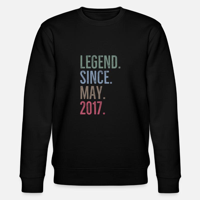 Legend Since May 2017 - Stanley/Stella CHANGER Unisex Organic Sweatshirt - black