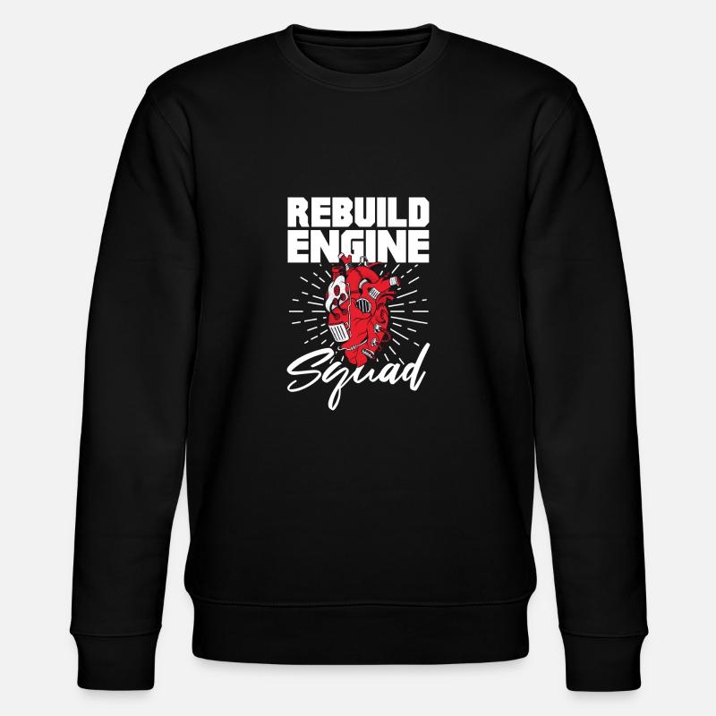 Rebuild engine squad - Stanley/Stella Unisex Bio-Sweatshirt CHANGER  - Schwarz