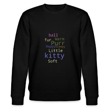 Soft Kitty - Stanley/Stella Unisex Bio-Sweatshirt CHANGER  - Schwarz - Vorne - Nik (191cm) & Marisol (170cm)