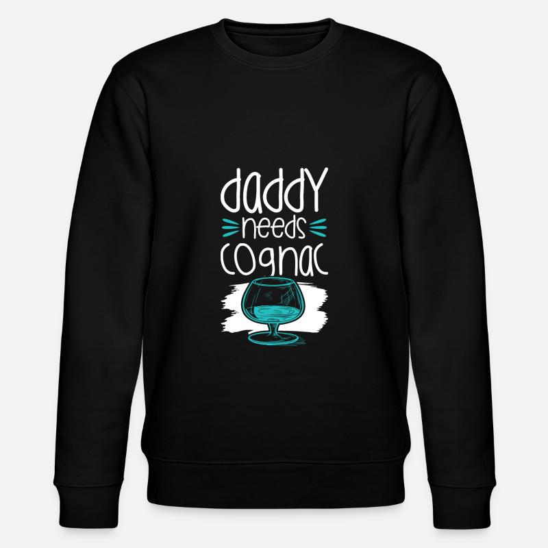 cognac papa drink - Sweat bio CHANGER Stanley/Stella Unisexe - noir