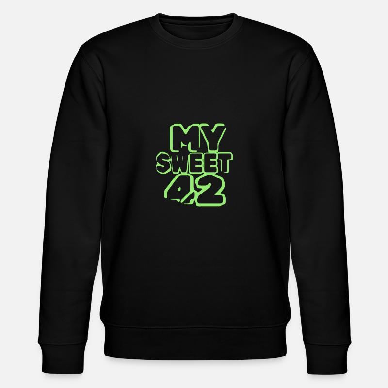 Süß 42 - Stanley/Stella Unisex Bio-Sweatshirt CHANGER  - Schwarz
