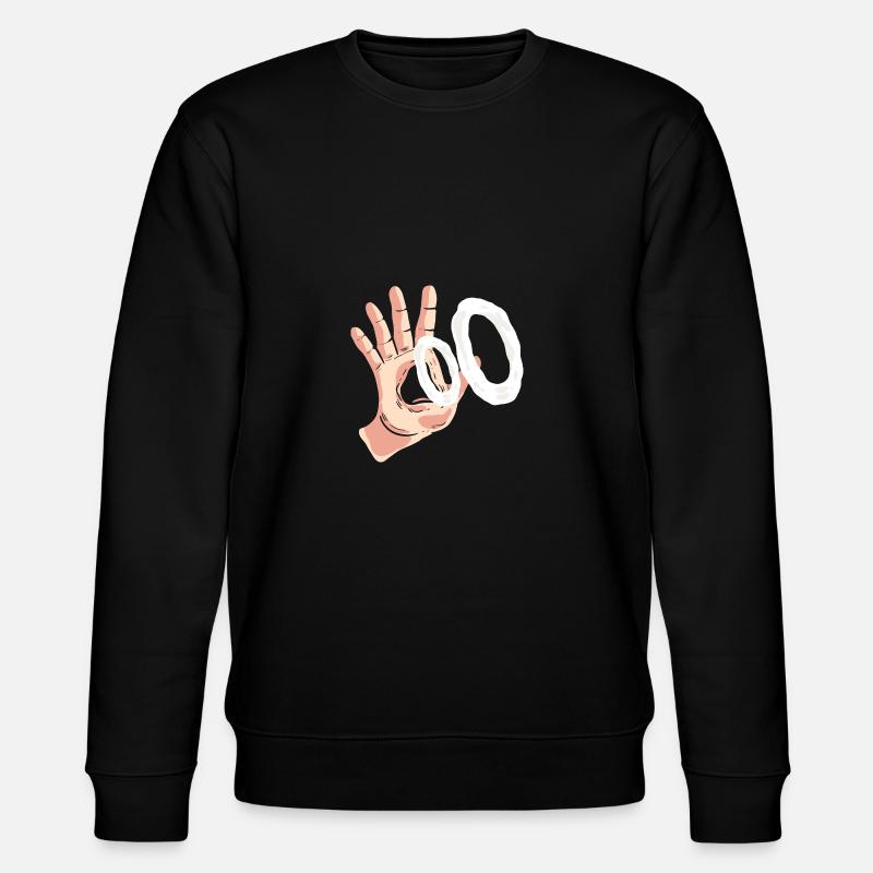 Vapotage Main Cadeau nicotinémique - Sweat bio CHANGER Stanley/Stella Unisexe - noir