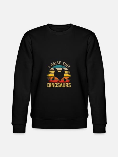I'm raising tiny dinosaurs - Stanley/Stella CHANGER Unisex Organic Sweatshirt - black