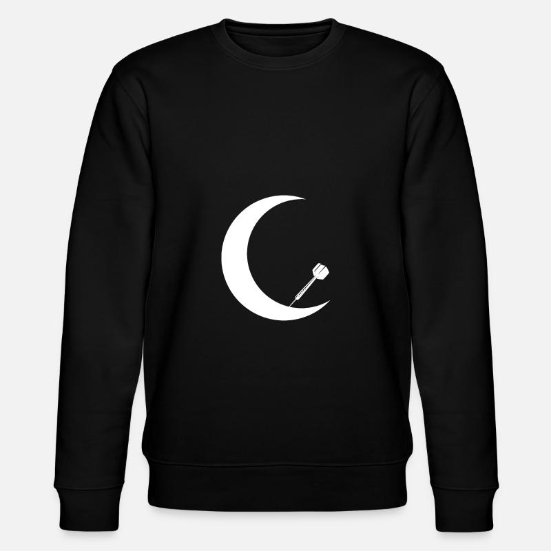 Mondsichel - Dart - - Stanley/Stella Unisex Bio-Sweatshirt CHANGER  - Schwarz